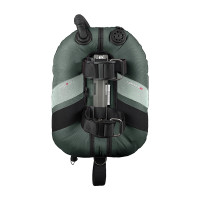 DIVE1 F30 Jacket - Soft Backplate System Steel Grau Cordura