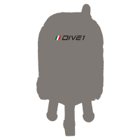 DIVE1 F40 Wing - Soft Backplate System Army Camo Cordura