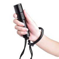 OrcaTorch - D520 - Tauchlampe Set mit Drehschalter, 2 Akkus, max. 1000 Lumen Schwarz