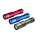 OrcaTorch - D520 - Tauchlampe Set mit Drehschalter, 2 Akkus, max. 1000 Lumen Rot