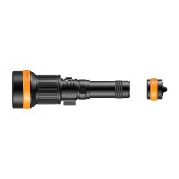 OrcaTorch - ZD710 MK2 - Tauchlampe - 3000 lm - Abstrahlwinkel Einstellbar 4-72 Grad