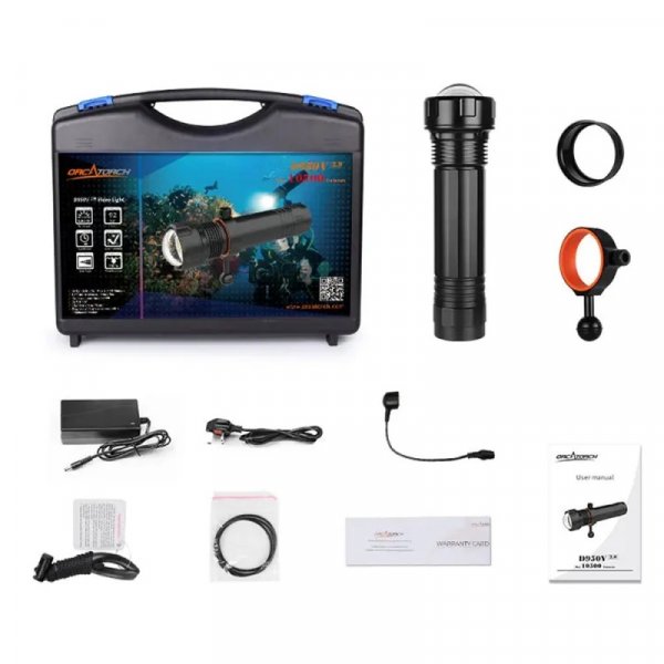 Orca Torch - D950V 2.0 - 10500 lm - Foto- und Videolampe
