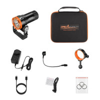 OrcaTorch FlexDive Handheld Tauchlampe - Dual-Beam