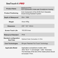 DIVEVOLK - Seatouch 6 Pro - Smartphonegehäuse - Schwarz