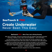 DIVEVOLK - Seatouch 6 Pro - Smartphonegehäuse - Schwarz
