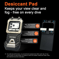 DIVEVOLK - Seatouch 6 Pro - Smartphonegehäuse - Schwarz