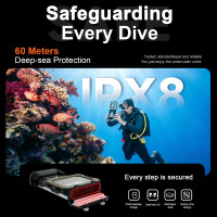 DIVEVOLK - Seatouch 6 Pro - Smartphonegehäuse - Schwarz