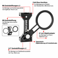 Divevolk - SeaTouch 6 Pro - Expansions Clamp mit...