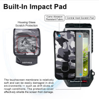 Divevolk - SeaTouch 6 Pro – Schutzhülle Camouflage Grau