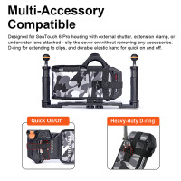 Divevolk - SeaTouch 6 Pro – Schutzhülle Camouflage Grau