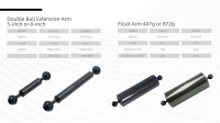 Divevolk - Double Ball Extension Arm 8-inch