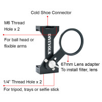 Divevolk - SeaTouch 4 Max - Expansion Clamp mit 67mm Lens Adapter